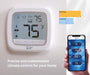 Customize heating and cooling temperature for your home on thermostat anywhere